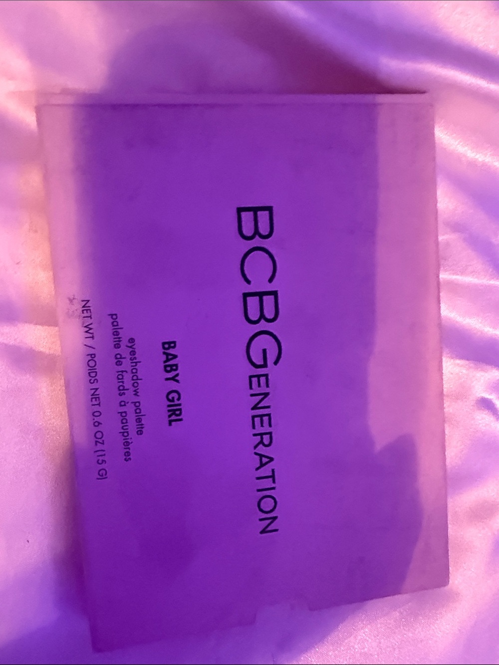 BCBGeneration Baby Girl Eyeshadow Palette in Light Pink and Black